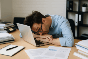 Perdu dans le backlog, noyé dans les réunions, vidé dans ma tête : petit guide de survie quand rien ne va